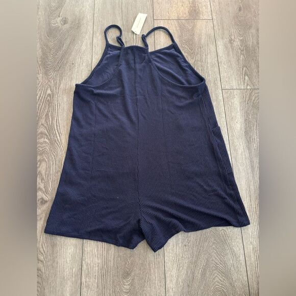 Luvamia woman’s Navy Blue romper - Picture 2 of 4